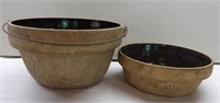 2 Stoneware Bowls