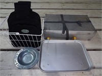 Aluminum Shipping Box, Tray, Basket, & Misc.
