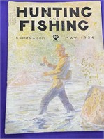 MAY 1934 HUNTING & FISHING MAGAZINE