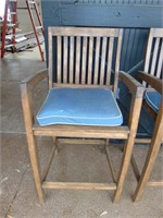 Colton Teak Bar Height Chair