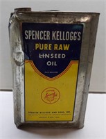5 Gallon Can: Spencer Kellogg's Linseed Oil