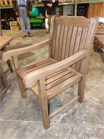 (2) Royal Teak Captain's Chairs