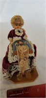 Vintage doll with tiny moving eyes