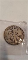 1942 liberty half dollar coin