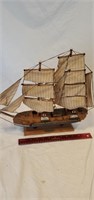 Vintage wooden ship "Hurricane"