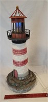 22 inch tall lighthouse lamp.  Works.  Currently