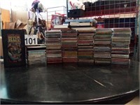 Large CD collection rock and roll. Over 100 CDs