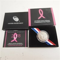 United States Mint 2018 Breast Cancer