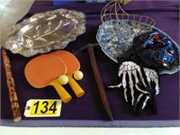 Trays, Ping Pong Paddles, Flute, Misc
