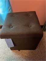 Small Brown cube w/storage