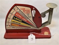 Jiffyway Farm master egg scale
