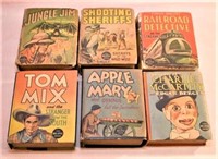 Six assorted Big Little books copyright 1930's