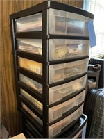 6 Drawer organizer and contents
