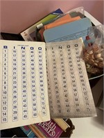 Bingo game, puzzles, VHS tapes, more