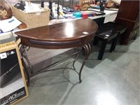 50 in half round Hall table