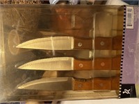 2 knife sets, massager, copper molds, more