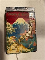 Vintage Japanese cigarette case & lighter