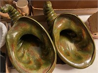 2 Vintage Horns of Plenty
