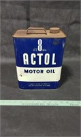 2 Gallon Actol Motor Oil Can