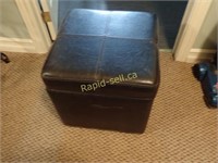 Leather Look Storage Cube