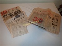 Vintage Sunday Sun and The Toronto Telegram