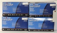 Lot #4013 - (4) Boxes of Micoflex Safegrip XL