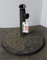 Lot #4073 - Patio Umbrella weighted holder
