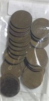 (24) Lincoln Cents