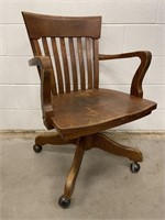 Gilson (Guelph Ontario) Oak Office Chair