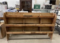 Retro Garage Storage Bench-Wooden