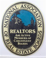 Rare Vintage National Real Estate Boards Sign