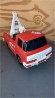 Mattel V-RRoom plastic power tow truck USA 15”