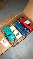 Box of slot cars Motorific