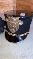West Point cadet band hat with storage bag