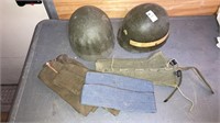 Military helmet liners hats & spats