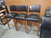 Three bar stools