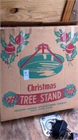 Christmas tree stand in box