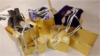 Elena Designs Bridal Pieces w/ Boxes, Pouches