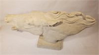 Porcelain Horse Head Figure