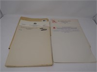 Assorted Vintage Local Stationery