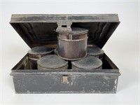 Tin Spice Box w/ tins