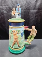 Hand Painted Golf Stein