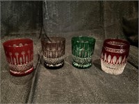 A Group of Four Waterford Crystal Cut Tumblers