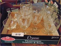 Winter Frosted Stemware & Other