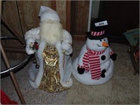 Snowman & Santa Tree Topper