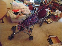 Cosco Sun Stroller & "Support Our Troops" Flag