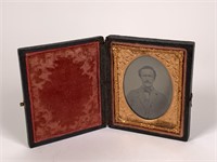 Antique Daguerreotype in framed case