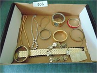 Assorted Bracelets, Necklaces, Watch