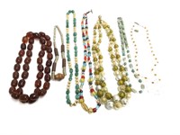 (8) Beaded Necklaces