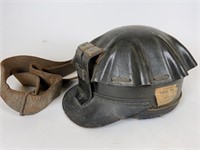 Vintage Turtle Shell Coal Miners helmet / hat